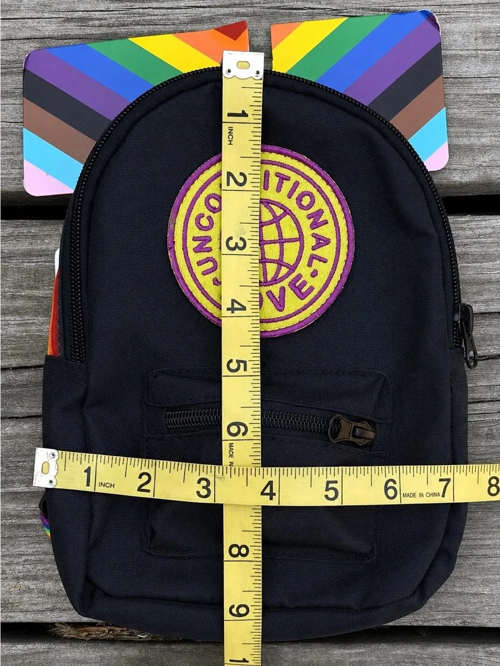 NWT Boots & Barkley Pride Backpack Harness XXS/XS